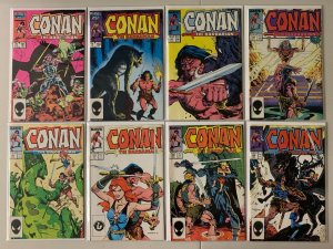 Conan the Barbarian comics lot #166-210 + 3 annuals 46 diff avg 6.0 (1985-88)