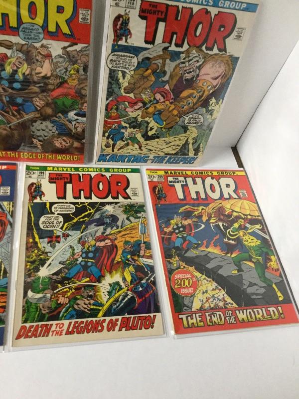 The Mighty Thor 194 105 196 197 198 199 200  8.0 Vf Average A22