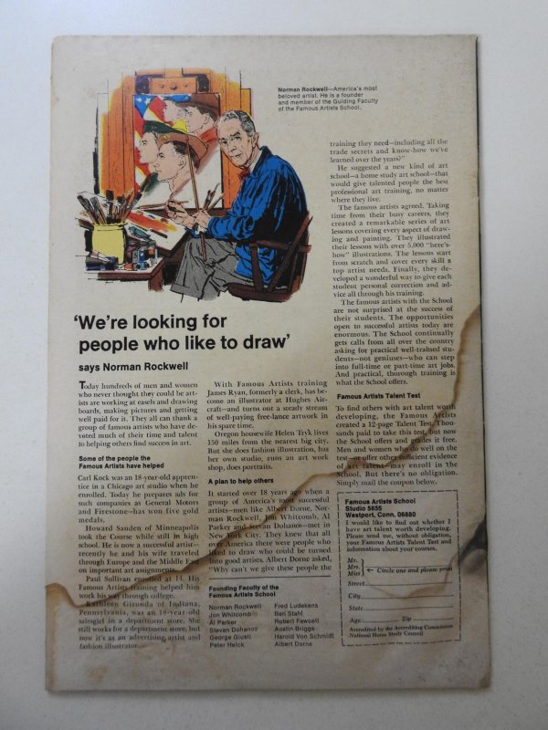 Strange Tales #167 (1968) FR/GD Condition Moisture damage, rusty bottom staple