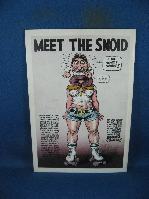 SNOID COMICS 1 VF CRUMB FIRST PRINT KITCHEN SINK 1980