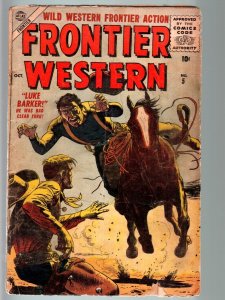 Frontier Western #5-1956-Atlas-Matt Baker-Jack Davis-Russ Heath-Crandall FR/G 