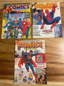 Comics Scene Magazine Lot Of 23