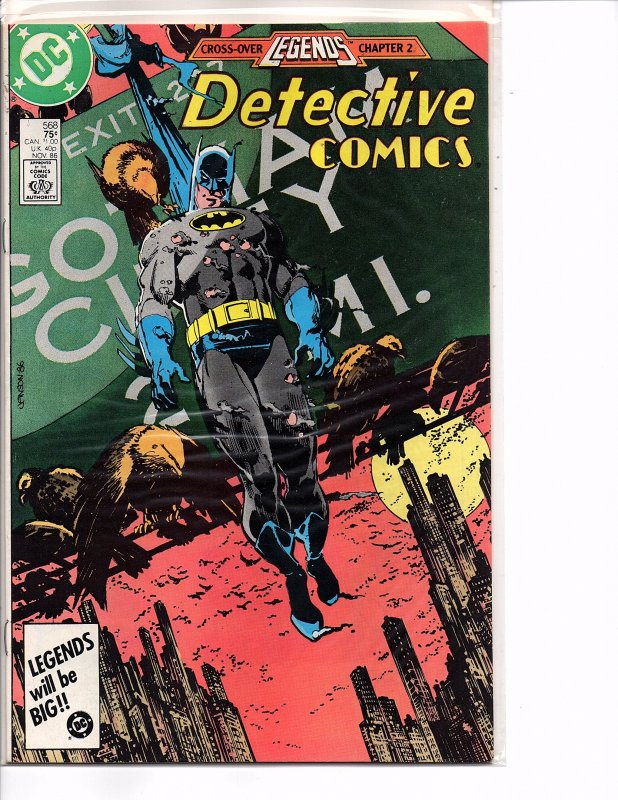 DC Comics Detective Comics #568 Batman; Legends Crossover Klaus Janson Art