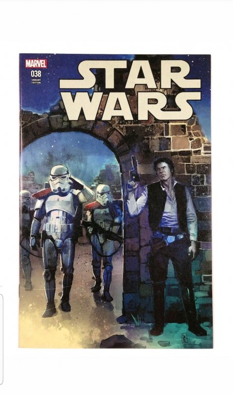 Star Wars #38 (Marvel 2018) Rod Reis Exclusive Variant Han Solo NM