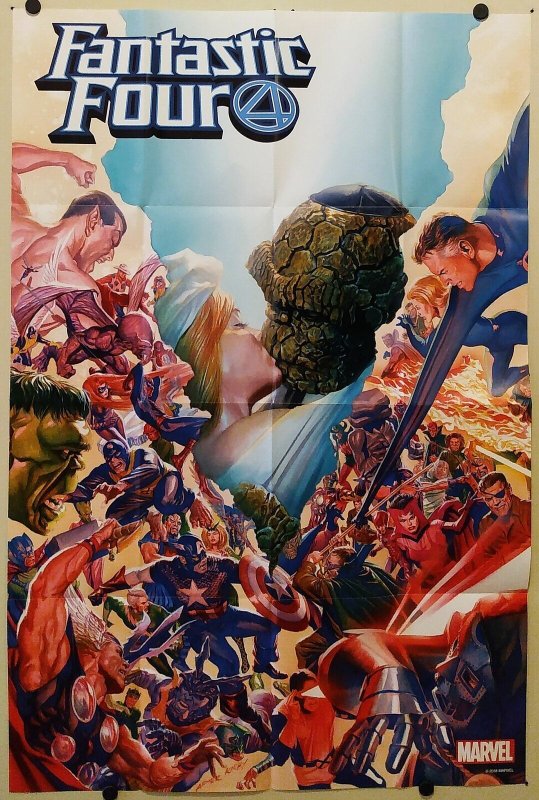 Fantastic Four #5 Alex Ross 2018 Folded Promo Poster (24 x 36) New! [FP155]