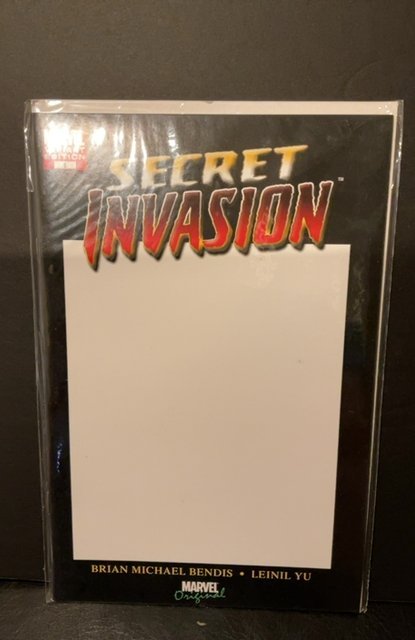 Secret Invasion #1 Blank Cover (2008)
