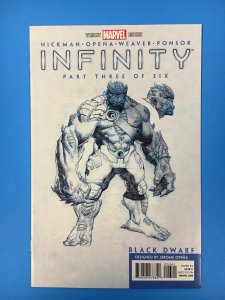 Infinity #3 Black Dwarf Design Variant by Jerome Opeña (2013)