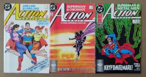 Action Comics #585-599 - Superman Lot Byrne Hawkman Etrigan 1st Silver Banshee 