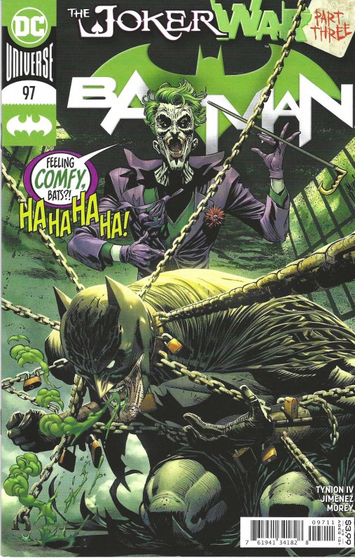 Batman #97 (late Oct 2020) - w/ Joker, Harley Quinn, Clownhunter, Punchline