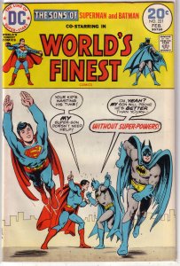 World's Finest Comics   #221 VG Super Sons