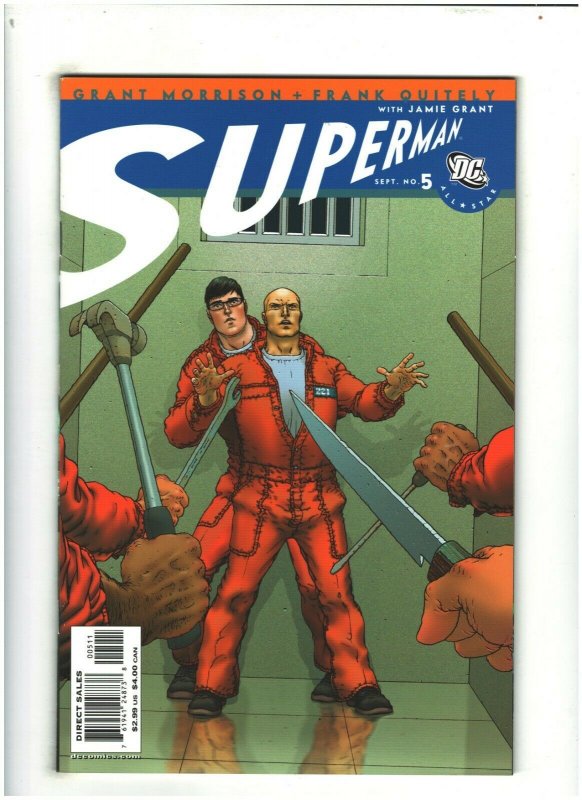 All Star Superman #5 NM- 9.2 DC Comics 2006 Grant Morrison & Frank Quitely 
