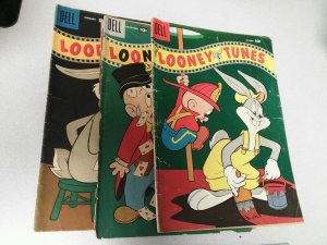 Looney Tunes 163 198 207 Golden Silver Age Dell Comics Lot Run Set Collection
