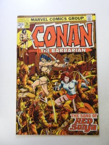 Conan the Barbarian #24 (1973) 1st full appearance of Red Sonja FN/VF condition