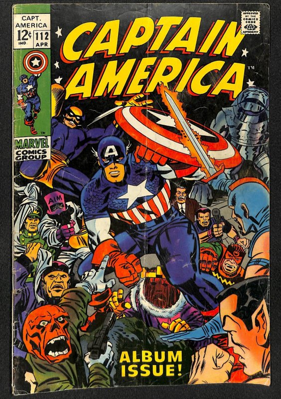 Captain America #112 GD/VG 3.0