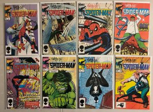 Web of Spider-Man lot #2-40 + 4 Annuals Marvel (avg 7 FN/VF) 38 diff (1985-'88)