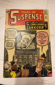 Tales of Suspense #35 (1962)challenge of zarkorr? Chip in corner cover/tanning