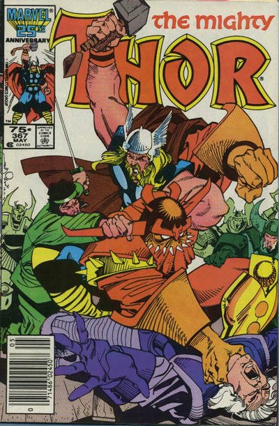 Thor #367 (Newsstand) FN; Marvel | save on shipping - details inside