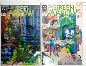 Green Arrow Lot of 2 #19, 20 (1989) DC Comics 1st Print Comic Books