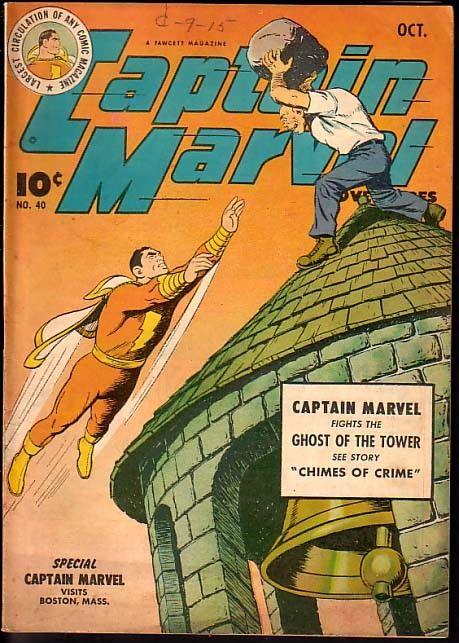 CAPTAIN MARVEL ADVENTURES #40-GOLDEN AGE COMIC VG