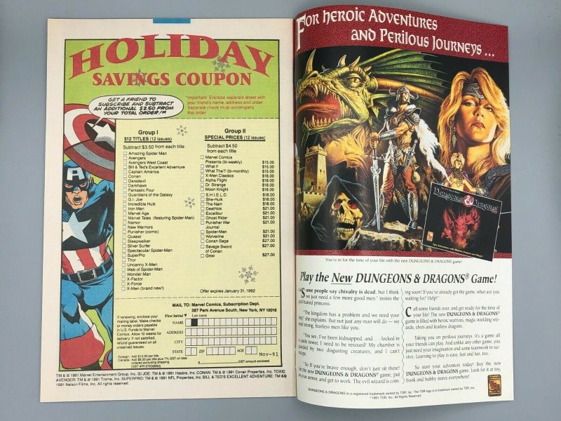 X-Men #4 (1992) VF/NM - 1st app Omega Red ~ WHITE PAGES