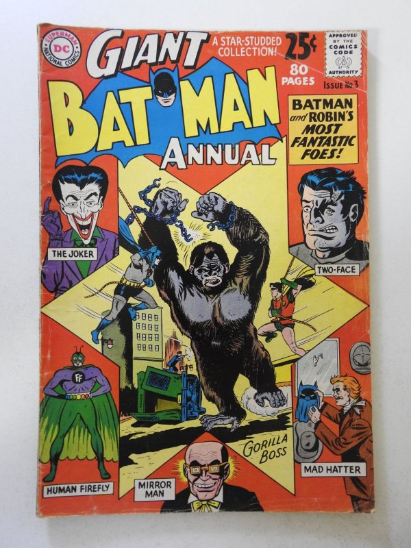 Batman Annual #3 (1962) VG/FN Condition!
