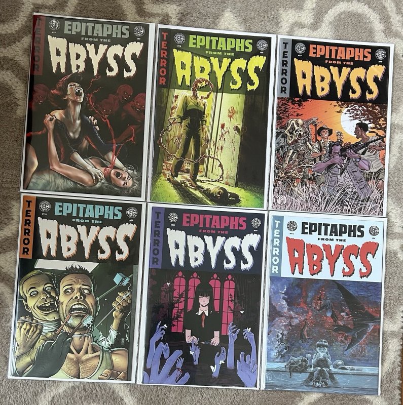 Epitaphs From The Abyss #1-12 NM Set Variant EC Comics