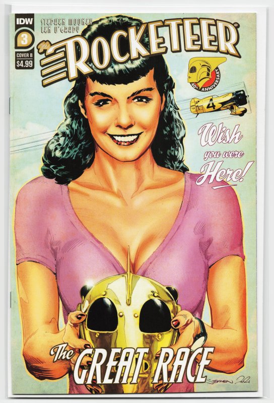 The Rocketeer: The Great Race #3 Cover B (2022) The Rocketeer