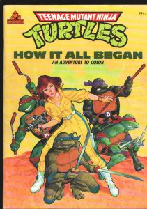 Teenage Mutant Ninja Turtles 1988-Random House-How It All Began-An Adventure ...