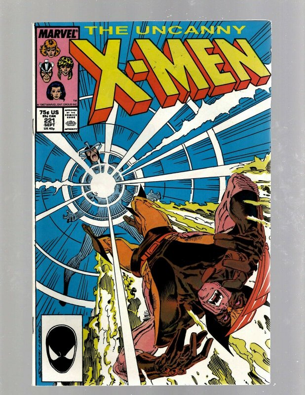 Uncanny X-Men # 221 NM- Marvel Comic Book 1st Mr. Sinister Wolverine Storm J450