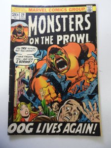 Monsters on the Prowl #20 (1972) VG Condition