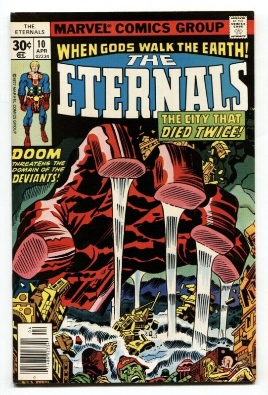 THE ETERNALS #10  Jack Kirby-Comic Book Marvel 1976 VF/NM