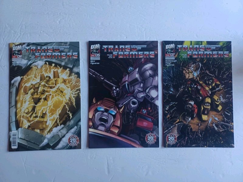 Transformers Vol.3 #1 2 3 4 5 & 7 - Dreamwave - 2004 - NM