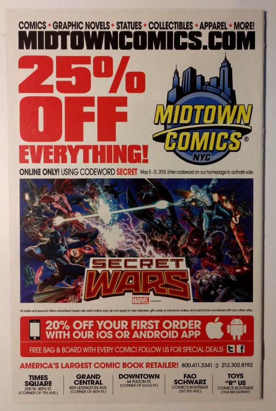 Old Man Logan #1 (9.4, 2015) McNiven Cover