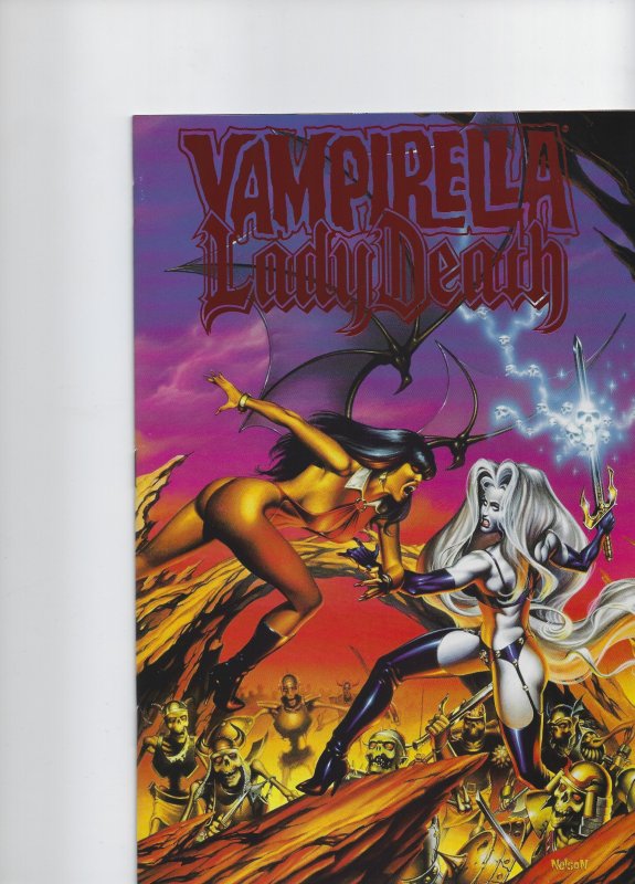 Vampirella Lady Death Ruby Red Foil 1999 #1 Limited Edition Harris