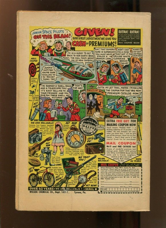 LOVE ROMANCES #66 (6.0) STOLEN KISSES! 1957