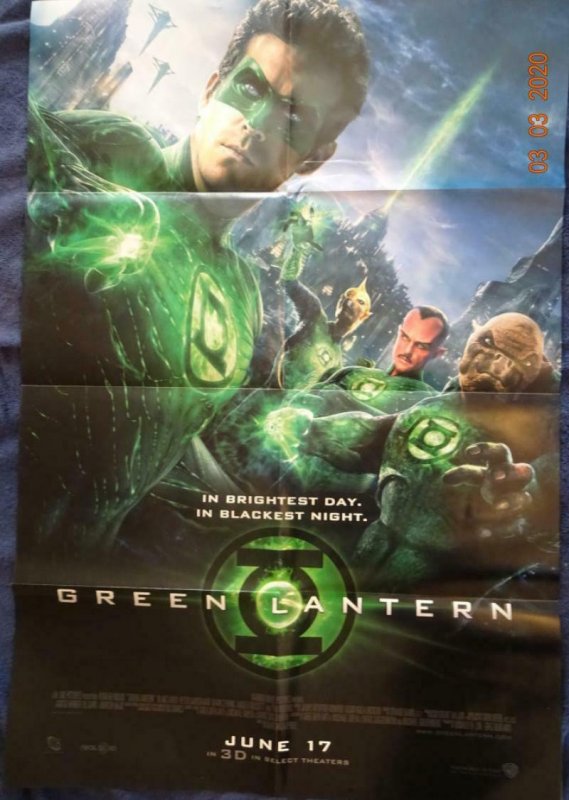 GREEN LANTERN  Promo Poster, 27 x 40,  DC Unused more in our store 547