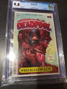 DEADPOOL #5 CGC 9.8 GARBAGE PAIL KIDS TRADING CARD HOMAGE COVER