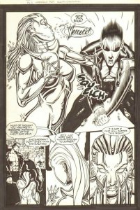 Vampirella Strikes #1 p.6 - Passion Regenerates Hand Splash art by Ed McGuinness