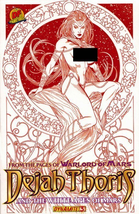 Dejah Thoris & The White Apes Of Mars #3 DF Brandon Peterson Risqué Variant