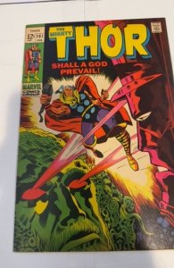 Thor #161 (1969) Shall a god prevail Moderate foxxing/Brownig