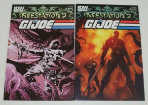 Infestation 2: G.I. Joe #1-2 VF/NM complete series - idw comics set B