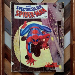 SPECTACULAR SPIDER-MAN MAGAZINE #1 G/VG (Marvel 1968) Stan Lee & John Romita Sr.