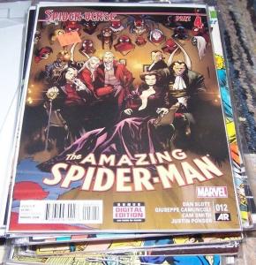 Amazing Spider-Man #12 (March 2015, Marvel) spider verse pt 4 morlun silk spider