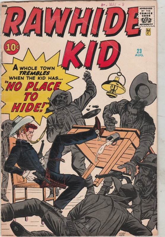 The Rawhide Kid #23 1961 PRICE DROP!  FN+ Origin by Jack Kirby UTAH CERTIFICATE!
