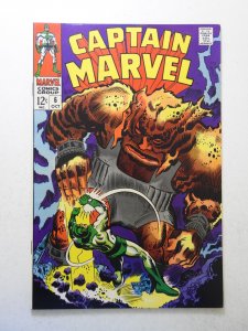 Captain Marvel #6 (1968) VF- Condition!