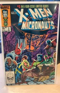 The X-Men and The Micronauts #3 (1984) 9.6 NM+