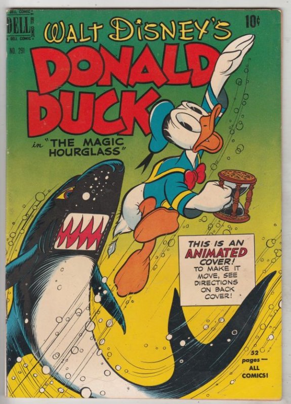 Four Color #291 (Sep-50) VF+ High-Grade Donald Duck, Huey, Dewey, Louie, Uncl...