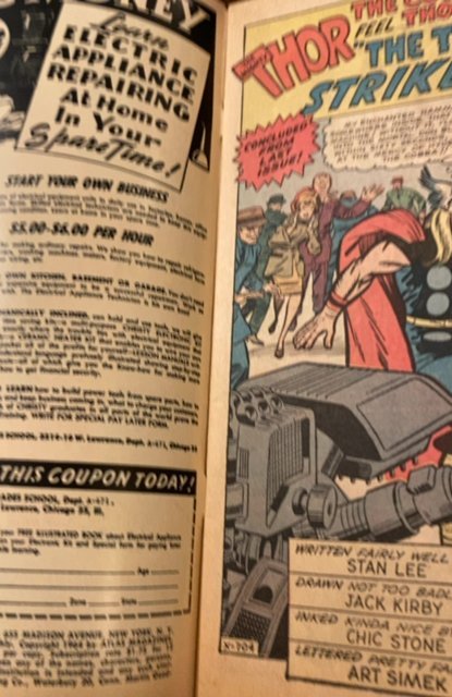 Journey into Mystery #106 (1964)cobra/Mr Hyde higher grade beautif