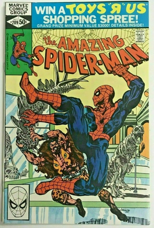 AMAZING SPIDER-MAN#209 VF 1981 MARVEL BRONZE AGE COMICS