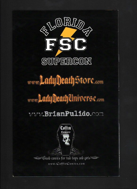 LADY DEATH: RAPTURE 1 THE END EDITION #52/77 - SIGNED Brian Pulido (9.2OB) 2010